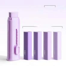 1 Set Ice Cream Push-Pull Eraser, Elementary School Student Eraser, No Smudge, Dust-Free, Ultra Dry, Back To School - A - View 2