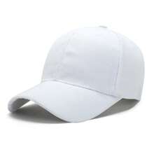 A Simple Casual Solid Color Baseball Cap, Suitable For Men And Women, Adjustable Size At The Back - Burgundy - View 5