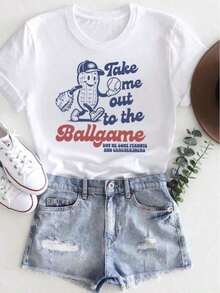 Baseball Game Day T-Shirt, Take Me To The Game T-Shirt, Vintage Baseball Sports T-Shirt, Retro Summer Sweatshirt, For Men And Women OT0L XSQR - 黑色 - 查看 3