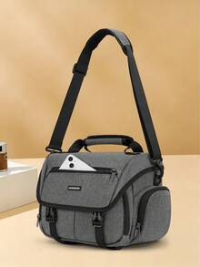 Bolsa para cámara, adecuada para fotógrafos de cámaras DSLR/SLR/sin espejo, bolsa de hombro impermeable para cámara pequeña con soporte para trípode y cubierta contra la lluvia, adecuada para / - Multicolor - Ver 10