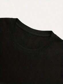 Matching T-Shirt For Couples With The Phrase In Spanish "Care Ando With Toxica", 100% Cotton. - 黑色 - 查看 3