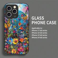 Phone Case - A Vibrant And Artistic Case With A Colorful Butterfly And Flower Design, Suitable For Samsung Y11 To 17 Pro Max. This Stylish And Scratch-Resistant Protective Case Makes A Perfect Gift For Her This Holiday Season. - 黑色 - 查看 10