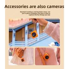 Wearable Mini Camera With 1080P High-Definition Video, 1.4-Inch IPS Screen, Ultra Lightweight And Portable, Suitable For Vlog Shooting And Travel, Compact Pocket Size Photo Recorder, Ideal Choice For Young Creators And Fashion Enthusiasts - View 10