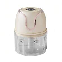 350ml Wireless Mini Electric Meat Grinder, Garlic Paste Grinder, Baby Food Processor, Portable Rechargeable Auto Stirring Machine, Suitable For Garlic Paste, Ginger, Baby Food, Minced Meat, Onion, Potato, Various Vegetables And Fruits, Kitchen Essential - Multicolor - View 11