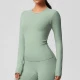 7102 Long Sleeve - Basil Green