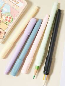 Pencil Extender Art Student Pencil Holder Grip Pencil Sleeve For Sketching Pencils And Colored Pencils - A - View 5
