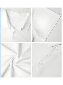 Plus-Size Men's Polo Shirt, Summer Men's Clothing, Hawaiian Polo Shirt, Plus-Size Men's Casual Slim-Fit Short-Sleeve Polo Shirt With Gradient Design - Màu hỗn hợp - Xem 4