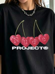 Women T-Shirts - Black - View 2