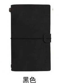 1pc Minimalist A6 Size Portable Leather Cover Notebook School Supplies - A6 - View 4