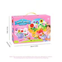 Bouquet Clay Set -- Clay Flower Pot Plant Modeling Toy Designed For Children 3 To 8 Years Old, Wheat-Based Material, Molds And Tools; Creative Handmade Clay Gift For Teachers And Moms With Greeting Card - Multicolor - View 7