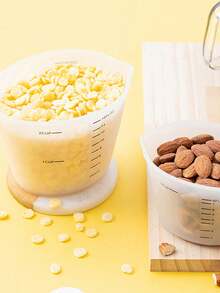 Heat-Resistant Silicone Measuring Cup With Scale, 250ml/500ml Liquid Measurement Cup, Baking Tool - Multicolor - View 5