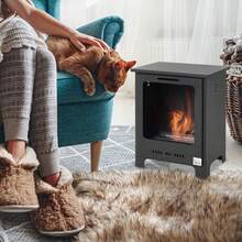 Outdoor Fireplace - Black - View 1