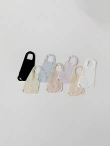 Calcetines invisibles para mujer que cubren media palma, almohadillas de seda antideslizantes para la parte delantera del pie para tacones altos - Multicolor - Ver 5