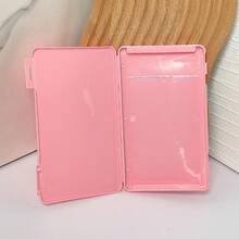 1pc Colorful Nail Art False Eyelash Storage Box, Portable Flip-Cover Nail & Lash Display Case - Multicolor - View 10