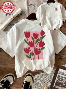 Women T-Shirts - White - View 8