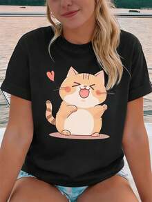 Kvinnor T-shirts - Svart - Visa 1