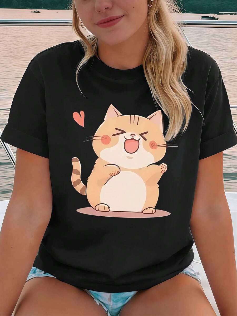 Kvinnor T-shirts - Svart - Visa 1