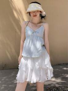 Women Skirts - White - View 2