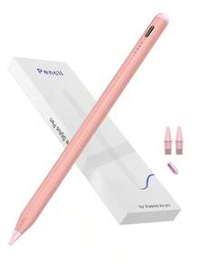 Stylus Pen With Control Function, Tilt Sensitivity, 90mAh Battery Capacity, Compatible With IPad 10th 10.9-Inch 2022, Air 4/5/6/M4, A16 11th 2025, Air 11&13-Inch (M3/M2), Pro 11/12.9-Inch - Pink - Pink - View 10