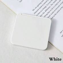 1个可爱磨砂口袋镜,双面折叠化妆镜,透明玻璃,轻巧便携,适合手提包、旅行和日常使用,是返校季和爱美人士的完美礼物 - 彩色 - 查看 7