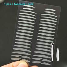 1/3/5/10 Sheet Ultra Invisible Clear Double Eyelid Stickers, Natural Long-Lasting Eyelid Lift Tapes For Hooded Eyes, Waterproof & Sweatproof, No Trace For All Day Wear - Nude - View 14