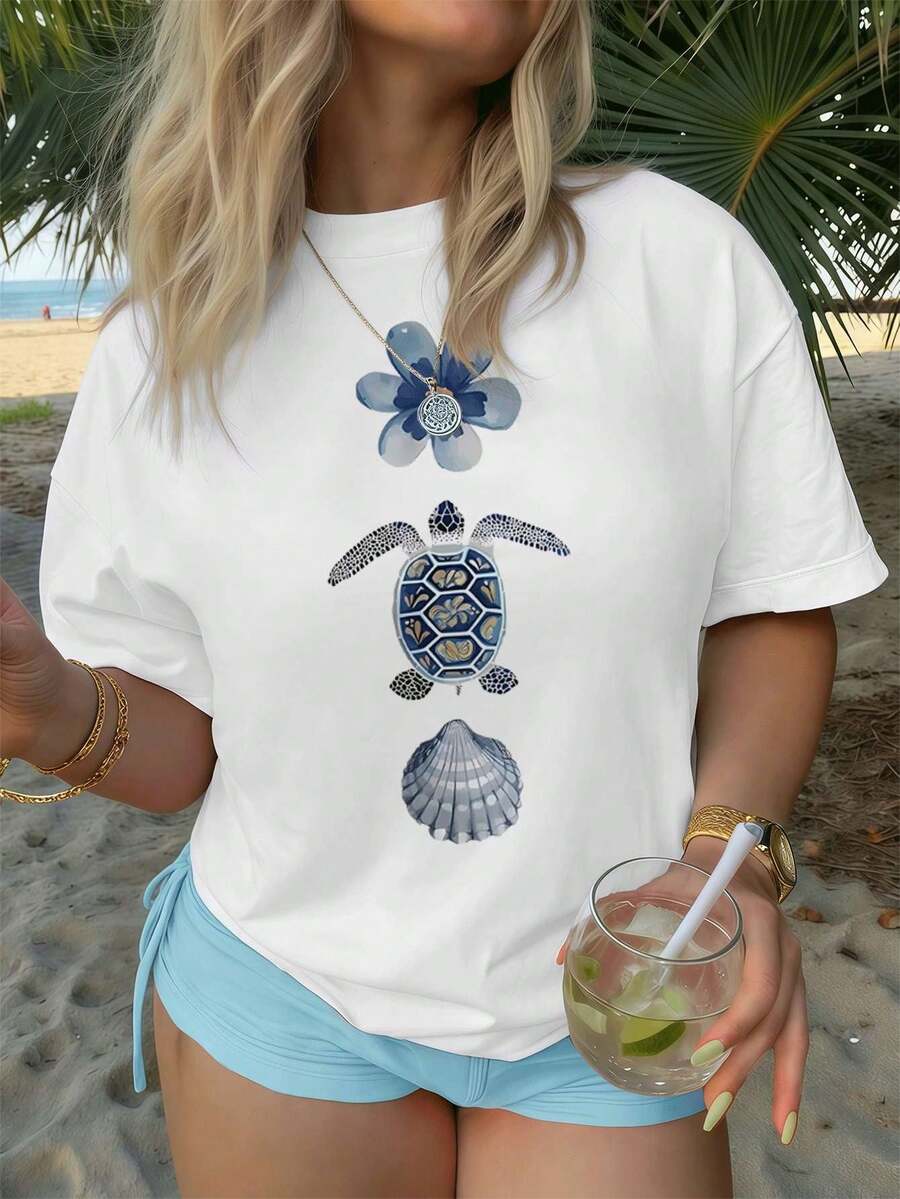 Women T-Shirts - White - View 1