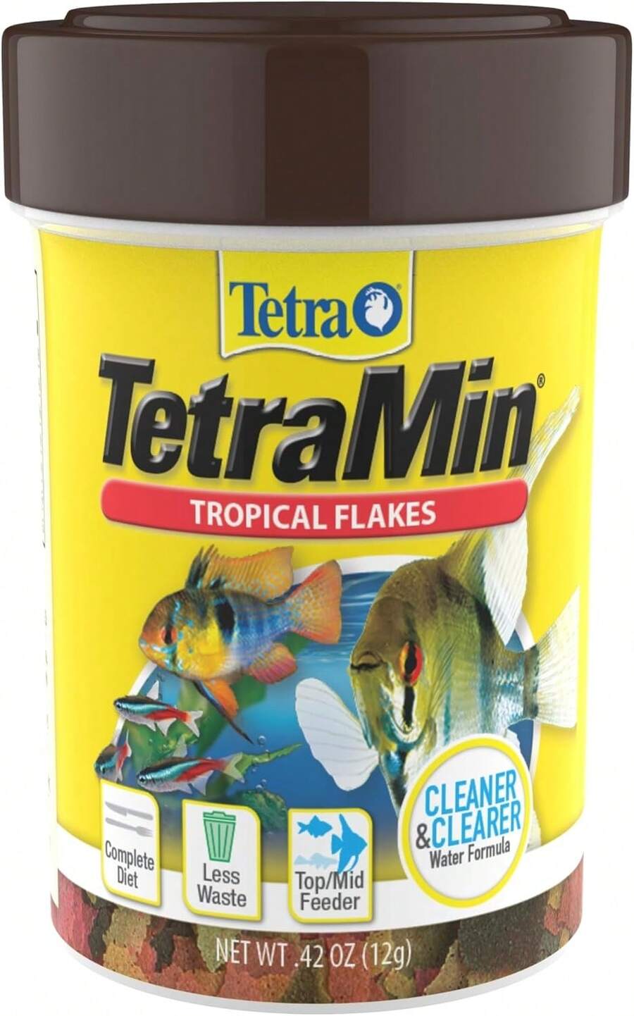 TetraMin Nutritionally Balanced Tropical Flake Food For Tropical Fish, 0.42 Oz - ColorA - View 1