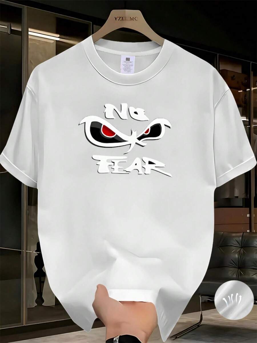 Oversized T-Shirts For Young People, Featuring Unique Urban Hip-Hop Prints And Designs. Perfect For Pairing With Athletic Shorts Or Casual Pants, They're An Essential Wardrobe Staple. Available In A Variety Of Fashionable Colors. - 白色 - 查看 1