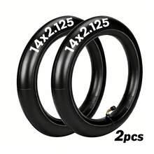 1pc 14*2.125 Inch Diagonal Inner Tube, High Elasticity Leak-Proof, Suitable For Scooters, Electric Bikes And Other Compatible Tires - Multicolor - View 10