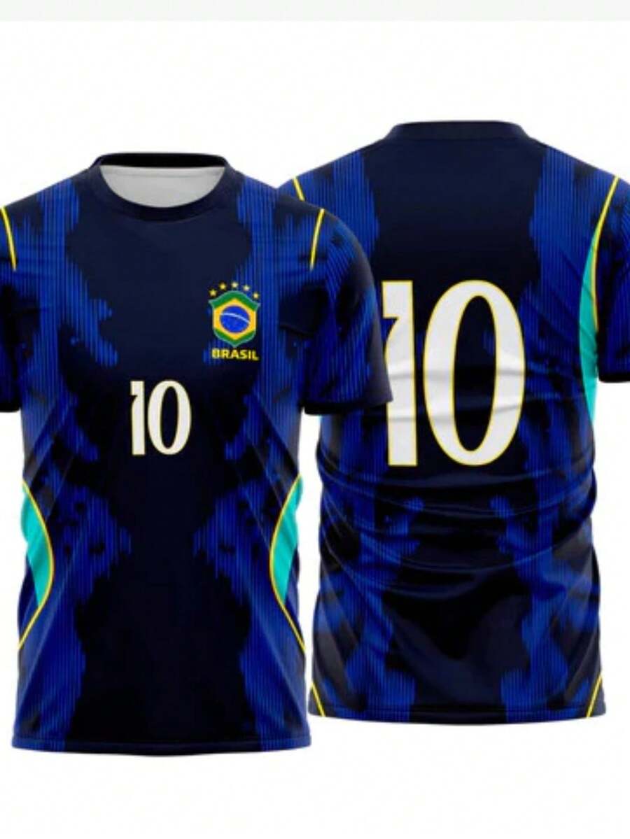 Men's Brazilian National Team Jersey For The 2026 World Cup - Comfortable For Match Day - Đen Xanh - Xem 1