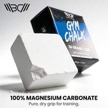 WARM BODY COLD MIND Sport Chalk Block - Gym Chalk For Weightlifting - Moisture-Absorbing Magnesium Carbonate - Gymnastics Hand Grip - ColorA - View 2