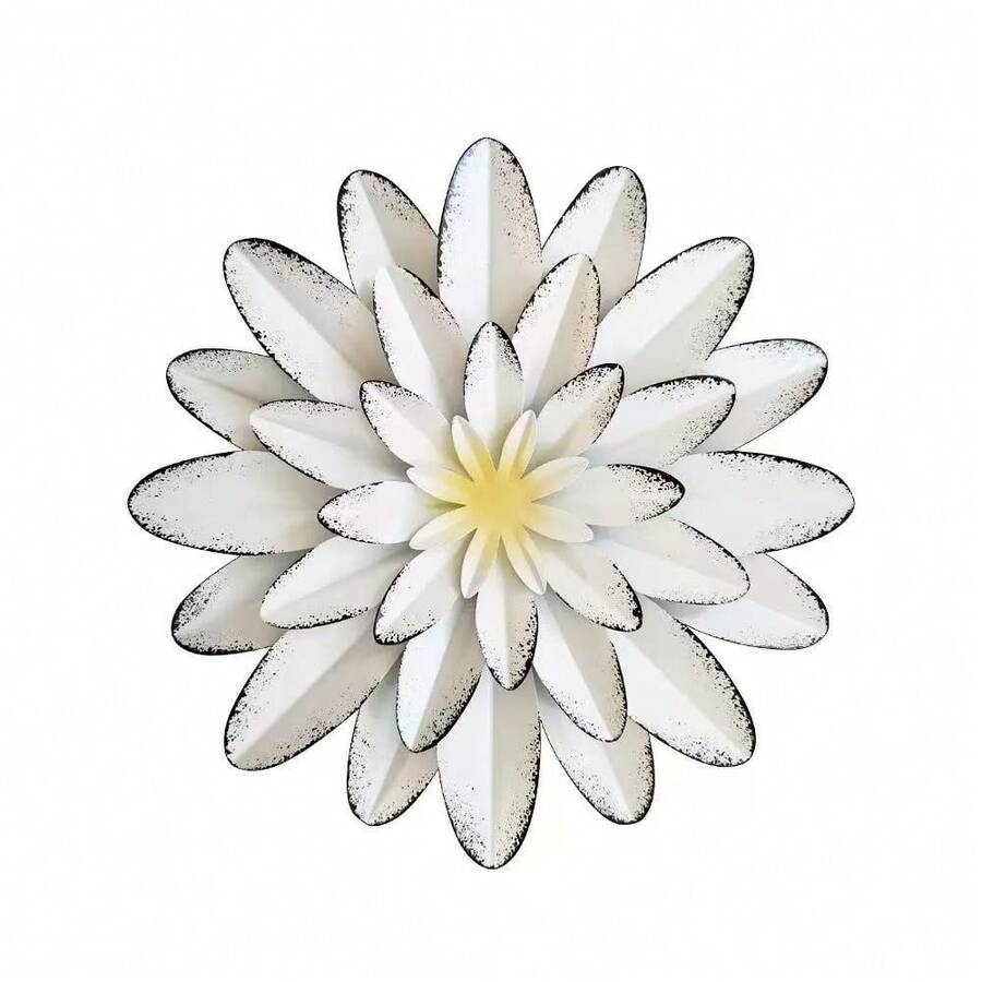 鮮豔木製花卉牆飾 - 鄉村現代花卉風格,適用於室內外空間,適合居家、花園、露台及辦公室裝飾,木質材質,花卉裝飾 - A - 查看 1