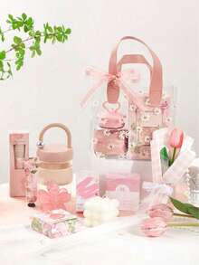 10件/組花卉禮品袋、衣物包裝袋、購物袋、節日袋、透明PVC便攜袋、化妝袋、衣物包裝袋、生日與婚禮禮品袋、手工托特袋、節日糖果盒、生日裝飾、糖果盒裝飾、婚禮裝飾、節日必需品、廚房容器、婚禮賓客禮物、客製化禮物、情人節、婚禮必需品、伴娘禮物、女性禮物、婚禮賓客糖果盒 - 多色 - 查看 6