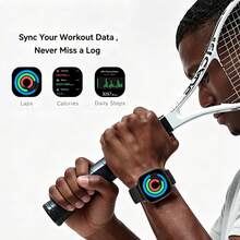 Smart Watch, 1.73" Large AMOLED Display Smartwatch With Heart Rate Monitor, 100 Sport Modes, Sleep Tracker, Remote Camera, Step Counter, Music Control - Silicone Strap For Women Men - View 6