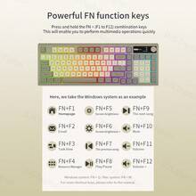 Lenovo K280 97 Keys Wireless Keyboard, Tri-Mode Connection With Bluetooth, 2.4G And Wired Support - View 5