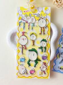 3D Silicone Cartoon Stickers, Popular Anime Stickers, Suitable For Decorating Laptops, Notebooks, Mugs, Refrigerators, Travel Bags And Other DIY Crafts, Perfect For Computer, Desktop And Office Decoration, Multifunctional Cute Decorative Stickers - Multicolor - View 14