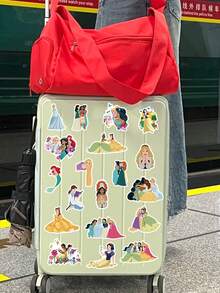 Disney | 102 Miếng Dán Vinyl Hình Công Chúa Dễ Thương Belle, Cinderella, Tiana, Ariel & Jasmine, Hình dán nhân vật hoạt hình cho Laptop, Bình Nước, Sổ Lưu Niệm, Sổ Kế Hoạch & Văn Phòng, Đồ Dùng Cho Tiệc Sinh Nhật, Giáng Sinh - 1 Set - Xem 8