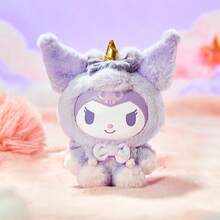 Miniso Sanrio 卡通獨角獸盲盒毛絨娃娃，隨機發貨 Sanrio 系列角色 (1件) - 彩色 - 查看 2