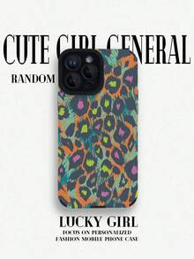 Fundas protectoras antiimpacto con estampado de leopardo multicolor, estilo vibrante y moderno, compatible con iPhone 17/17 Pro/17 Pro Max/17 Air/16/15/14/13/12/11 Pro/11 Plus/11 Pro Max/XR/X/XS/XS Max y Galaxy S21/S22/S23/S24/S25/S26, ideal para regalos y uso diario. - Gris - Ver 1