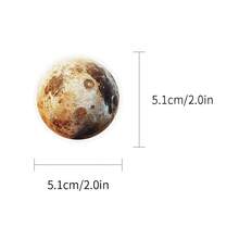 50 piezas Juego de pegatinas de planetas, pegatinas decorativas para funda de teléfono, portátil, cuaderno, monopatín, guitarra, regalo de vacaciones - Multicolor - Ver 10