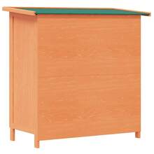 Petite maison pour animaux, cage, clapier pour lapin, 4 portes en bois - Marron - Voir 5
