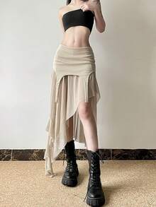 Women Skirts - Black - View 9