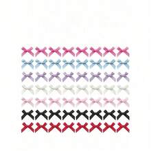 7/28/56 Pcs Women's Hair Accessories Colorful Ribbon Fashion Bow Hair Clips Sweet Girl Silk Small Hairpins Elegant Princess Hair Clips Ballet Style Y2K Fairy Accessories Hair Ornaments Suitable For Daily Use Cute Mini Hair Bow Headbands Small Bow Clips Small Satin Hair Clips Mini Hair Bow Hair Clips Girl Hair Accessories 7 Colors,Hair Barrettes,Hair Claws - Multicolor - View 3