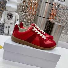 Zapatos casuales unisex, talla 36-45, zapatos casuales de mujer y zapatos deportivos de hombre, zapatos planos de suela blanda con cordones, zapatos cómodos y livianos de hombre para uso diario, de corte bajo,,,,,Nuevas zapatillas de entrenamiento retro alemanas para hombre, zapatillas casuales versátiles de cuero genuino con suela suave, zapatillas con cordones y suela plana estilo , zapatillas de skate. - Gris Claro - Ver 8