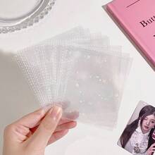 1 cuốn album ảnh bìa rời có khóa kéo hình ngôi sao cỡ A8 mini 3 inch, sổ lưu trữ ảnh nhỏ chủ đề ngôi sao. - Nhiều màu - Xem 14