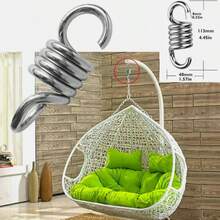 Heavy Duty Extension Spring Hook For Swing Hanging Egg Chair Punch Bag Hammock - A - View 10