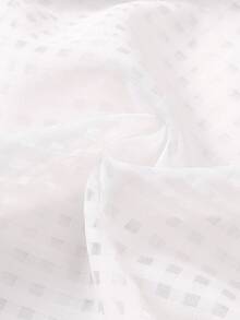 Girls' Casual Elegant Tie-Up Dress, Suitable For Summer Outdoor Party - White - View 7