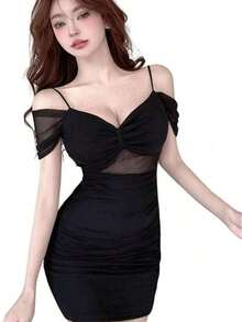 Women Midi Dresses - White - View 8