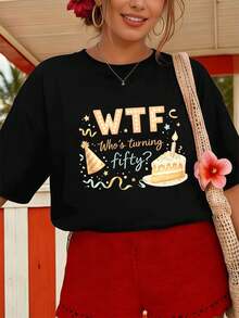 Women T-Shirts - Black - View 1