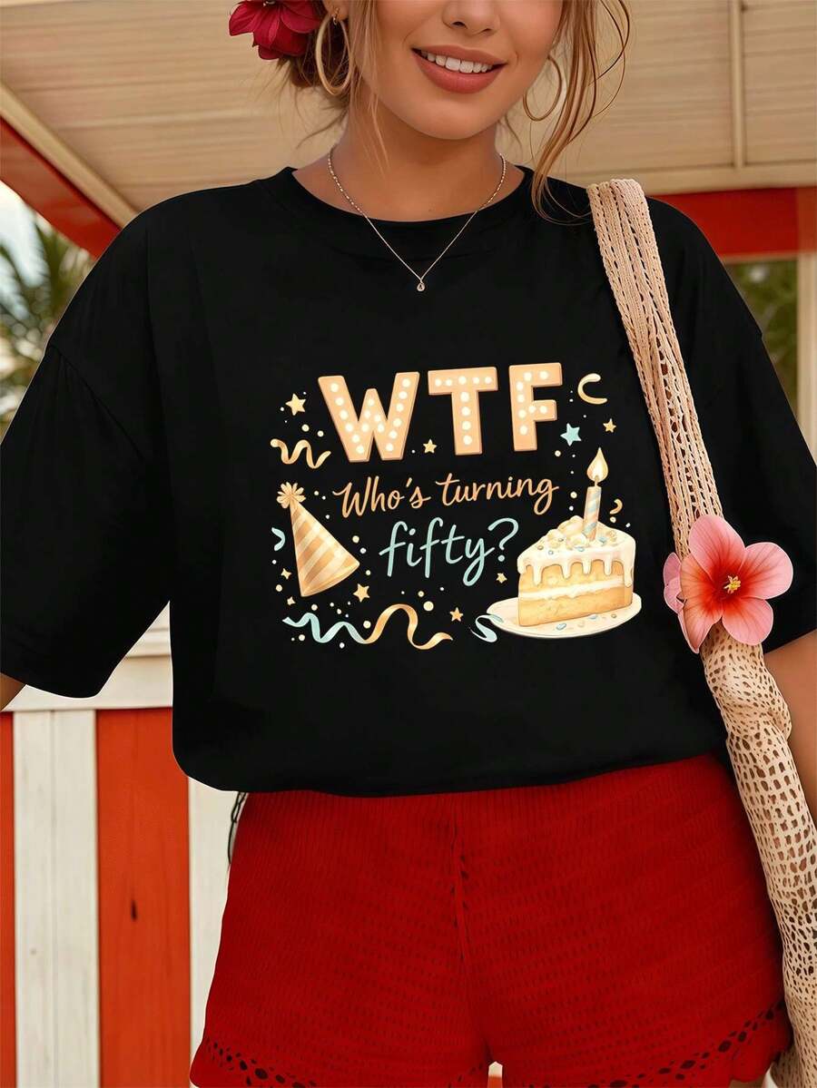 Women T-Shirts - Black - View 1